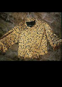 Stylish Leopard Print Button-Up Top