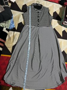 Striped Sleeveless Dress