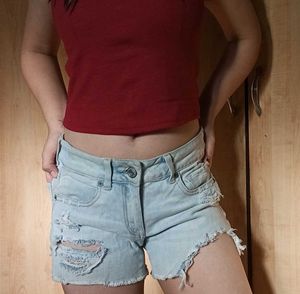 American eagle outfitters Distressed Denim Shorts