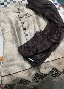 Men's Ethnic Kurta with Pants Set