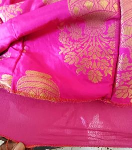 Pink &amp; Gold Ethnic Skirt