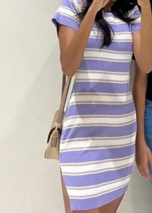 Striped Bodycon Mini Dress