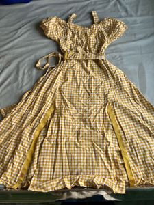 Yellow Gingham Sundress XS/S