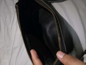 Black Faux Leather sling bag ✨👜