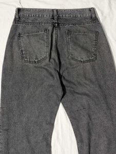 Grey Acid Wash Jeans