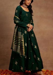 Emerald Green Anarkali Suit