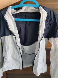Color Block Hooded Jacket