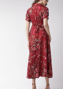 Floral Print Maxi Dress