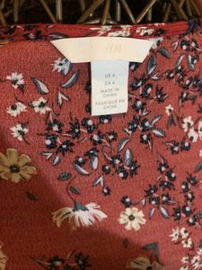 Floral Print Button-Up Blouse