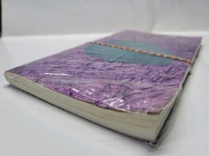 Handmade Purple Leaf Journal