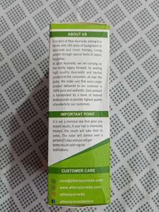 Attar Ayurveda Indigo Powder Natural Hair Dye