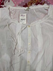 White Peasant Blouse