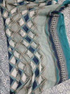 Embroidered Kurta Set with Dupatta