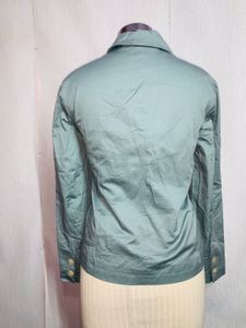 Casual Green Blazer