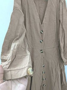 Long Button-Up Dress