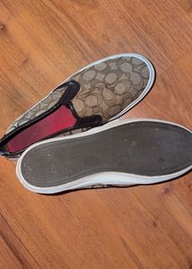 Coach Signature Slip-On Sneakers
