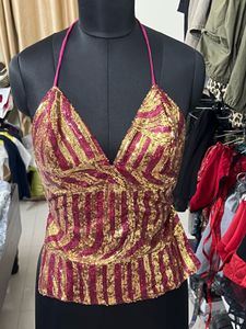 chatpata y2k sequins embellishment top
