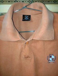 Orange Polo T-Shirt by Logic Goods and Garments