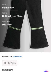 Black Flared Jeans with Neon Zippers