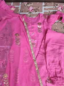 Hot Pink 3-Piece Kurta Set ✨