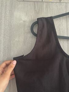 Sleek Black Sleeveless Top