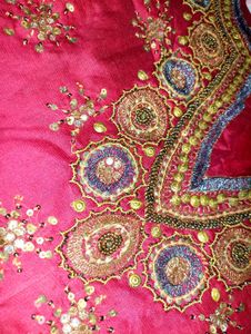 Embellished Red Kurta SIZE - LONG