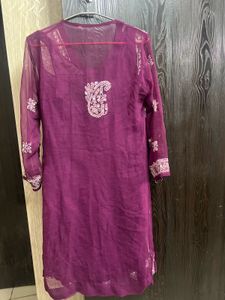 Elegant Purple Kurta