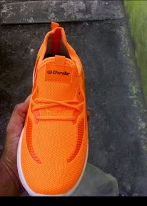ORANGE STYLISH SHOE FOR MEN