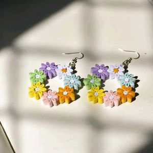 Floral Paper Quilled Earrings