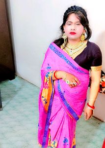 Beautiful Pink Saree with Blouse