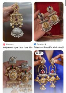 Premium Quality German Silver Earrings