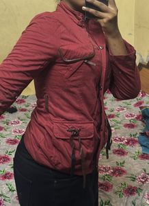 vintage red jacket