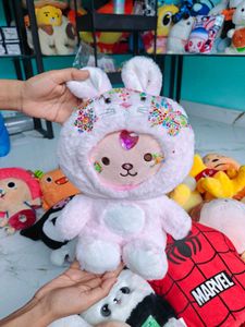 Adorable Pink Bunny Plush Toy