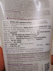 Bioderma Cicabio Baume Lavant Cleansing Balm