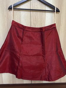 Maroon Ethnic Skirt