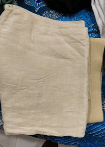 Linen Blend Cropped Pants