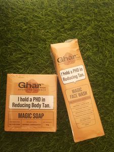 Ghar Magic Soap & Face Wash Set brand new unused