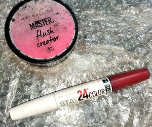 COMBO⚠️ powder Blush +liquid lipstick
