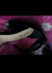 Shein Branded High Black Heels