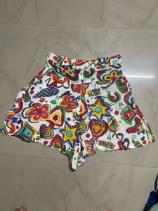 Vibrant Boho Print Shorts