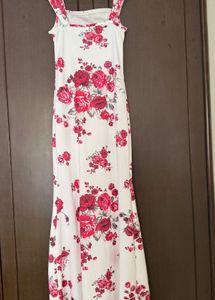 Elegant Floral Maxi Dress