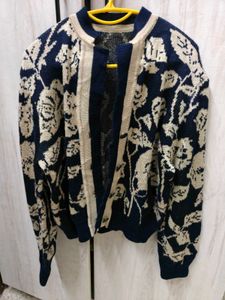 Floral Knit Cardigan