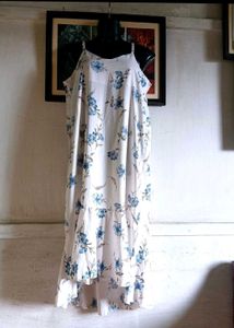 Floral Print High-Low Dress