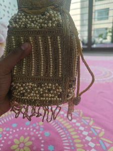 Exquisite Beaded Clutch Evening Bag