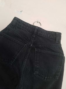 ZARA Black Flared Denim