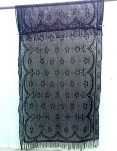 Black Netted Dupatta