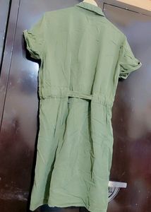 Light Olive Dress For Girl Or Woman 36-38 Bust