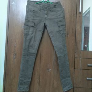 Combo Cargo And High Waist Jeans