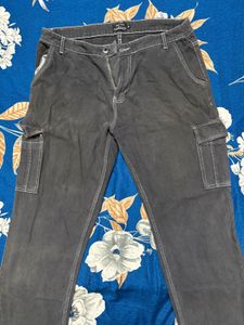 Men's Grey Cargo Pants