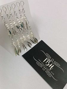 6 earrings combo set Silver Tassel Earring